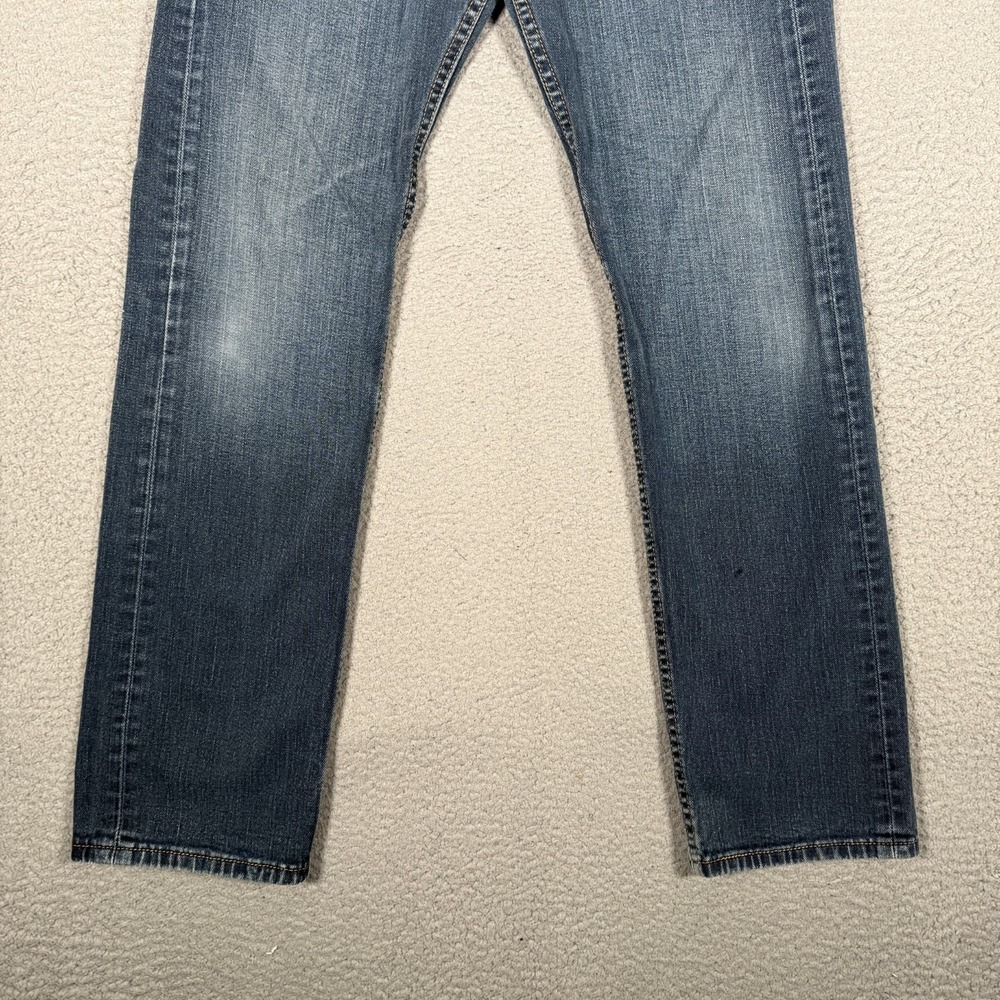 Levis Jeans Mens 32x32 Blue 505 Straight Fit Denim Casual Logo Preppy 5 Pocket - Picture 3 of 12